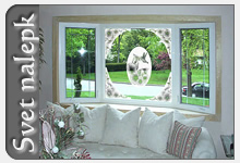 dekoracije bruseno steklo